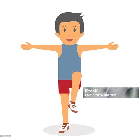 Man Fitness Pose 20 Stock Illustration - Download Image Now - 2015 ...