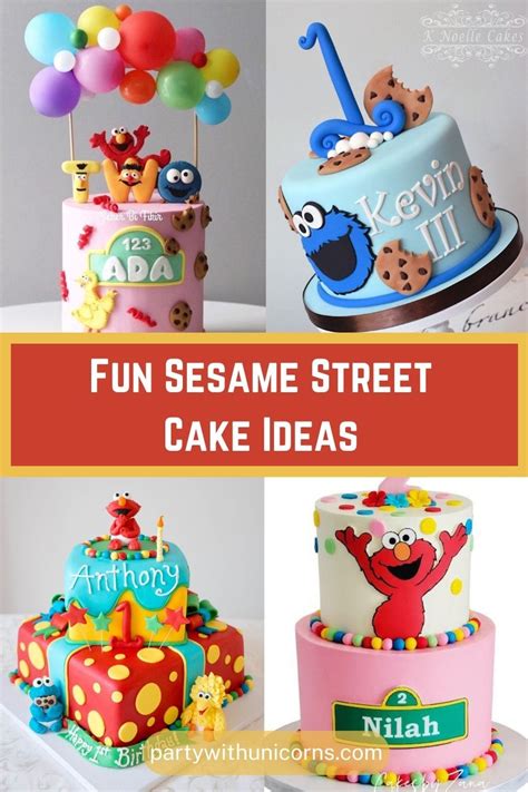 Sesame Street Birthday Cake Ideas Second Generation Cake Design