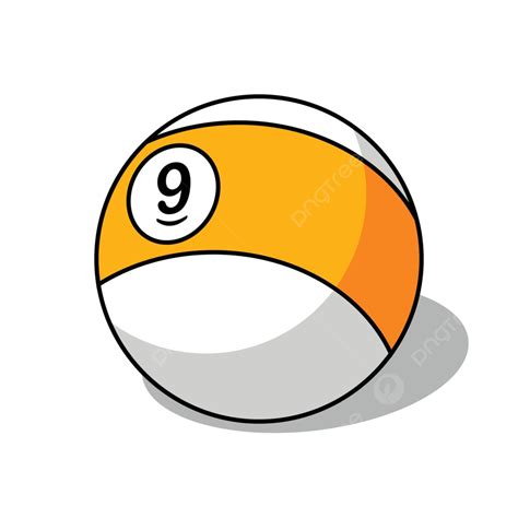 Pool Ball Number 9 Games Vector Round Vector, Games, Vector, Round PNG ...