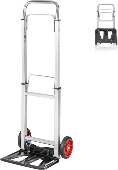 Giantexuk Folding Sack Truck 100 Kg Capacity Aluminium Frame Hand