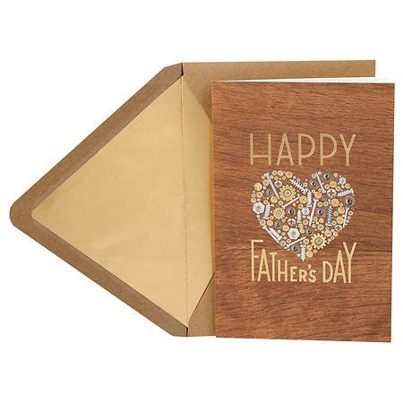 Hallmark Signature Father S Day Card Nuts And Bolts Heart Great Dad