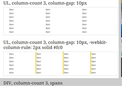 Css Columns Css Column Cascading Style Sheets