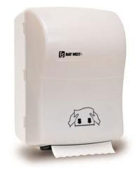 Baywest Hands Free Towel Dispenser White Translucent