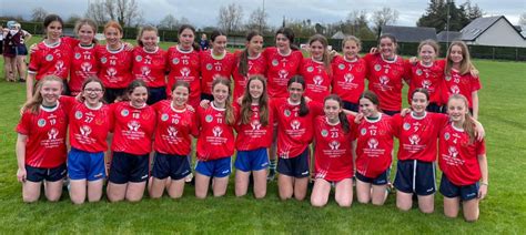 St Raphaels College St Year Camogie Reach Mairead Meehan Tournament