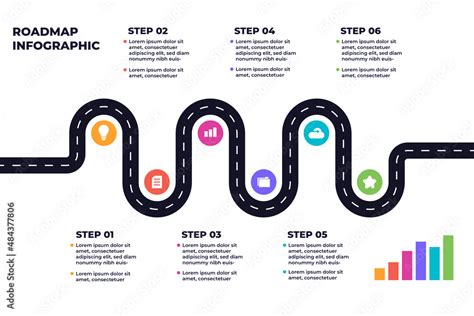 Roadmap Timeline Analytic Business Infographic Stock Vector | Adobe Stock