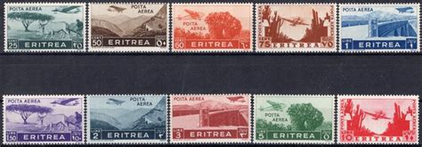 Eritrea Italiana Soggetti Africani Posta Aerea Catawiki