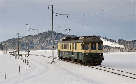 Bde Hochleistungstriebwagen Of Sob Between Biberbrugg And Altmatt