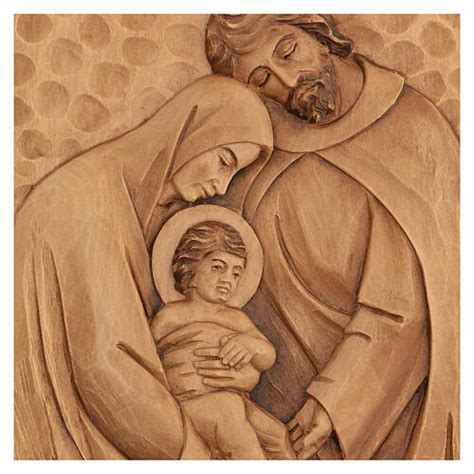 Bas Relief Sainte Famille En Bois 30x20x5 Cm Vente En Ligne Sur HOLYART