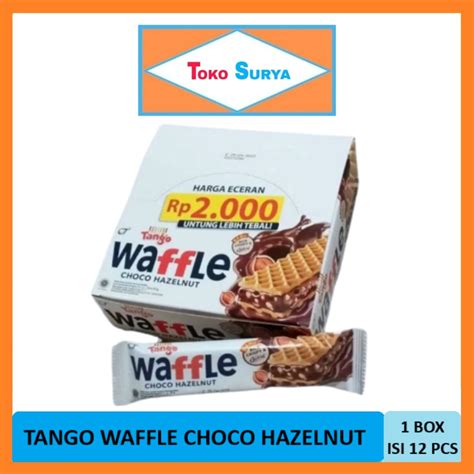 Jual Tango Waffle Choco Hazelnut Wafer 12 X 25gr Shopee Indonesia