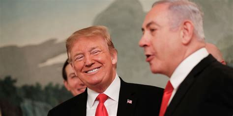 Netanyahu At White House Trump Recognizes Golan Heights As Israels Business Insider