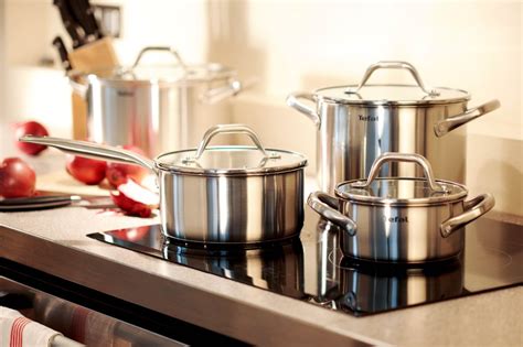 Кастрюли Тефаль: наборы из нержавеющей стали с крышкой, Tefal или ...