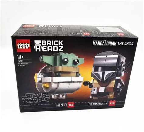 KLOCKI LEGO BRICKHEADZ 75317 MANDALORIAN I DZIECKO BrickHeadz