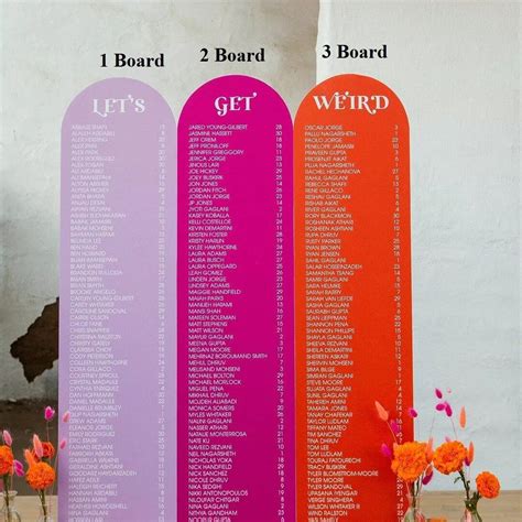 Multi Color Welcome Sign And Seating Chart 5mm WPC Wood Unique Beach