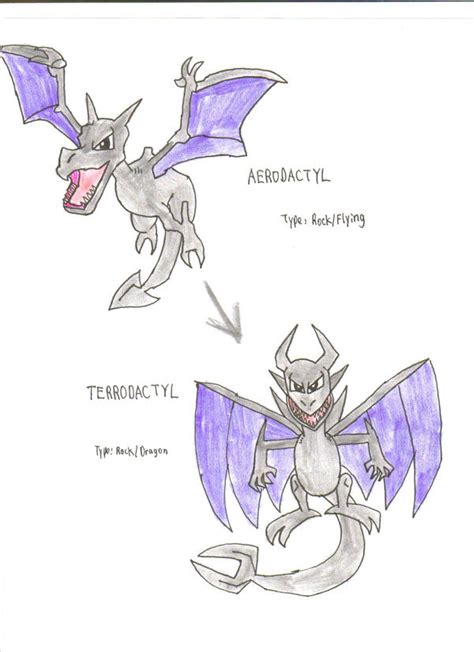 Aerodactyl Made Up Evolution By Lightningcard18 On Deviantart