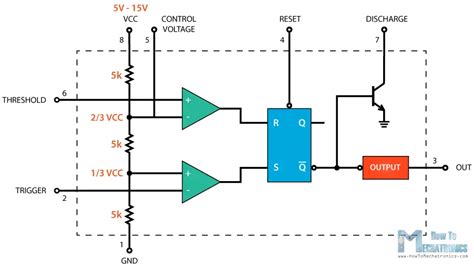 555 Timer Schematic : The 555 Timer How To Use It And Some Example Circuits