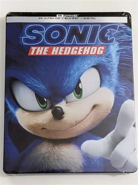 Sonic The Hedgehog Steelbook K Uhd Blu Ray Digitale Nuovissimo