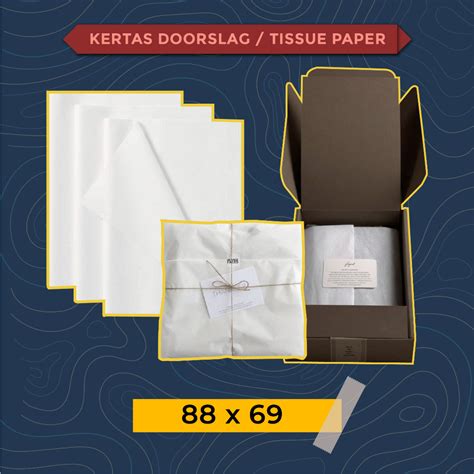 Jual Kertas Doorslag 88x69 Tissue Paper Wrapping Paper Shopee