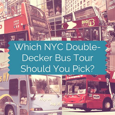 Double-Decker Bus Tours in NYC