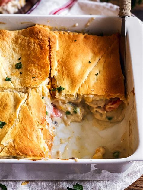 Leftover Turkey Pot Pie With Crescent Rolls Recipe Unfussy Kitchen