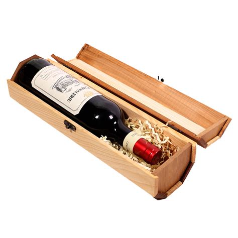Подарочная упаковка "Восьмигранник" для бутылки вина | WOOD WINE DESIGN