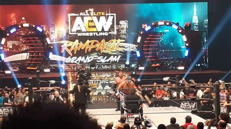 The Great Muta Appears Aew Rampage Grand Slam 2022 At The Arthur Ashe