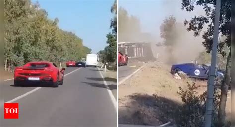 How Driver Error Caused Tragic Supercar Crash In Italy Involving