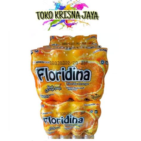 Pak Floridina Minuman Orange Coco Juice Wingsfood Isi Pcs X