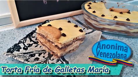 Deliciosa receta de torta fría de galleta María pruébala hoy De