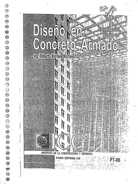 DiseÑo En Concreto Armado Moralespdf Pdf