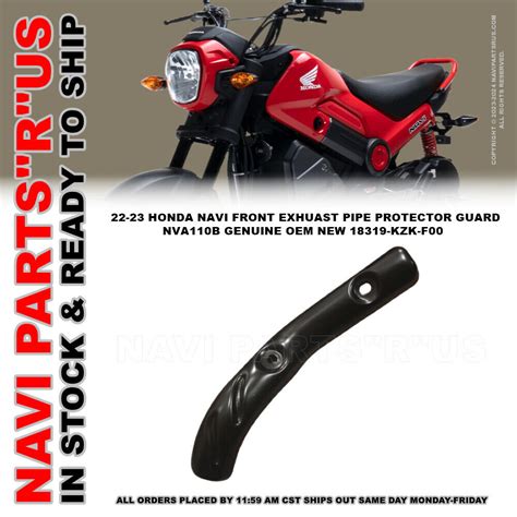 2022 2023 HONDA NAVI FRONT EXHUAST PIPE PROTECTOR GUARD NVA110B GENUINE