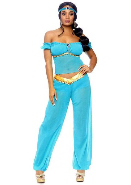 Arabian Belly Dancer Sexy Genie Princess Womens Costume Disguises