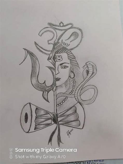 Lord Shiva Drawing by Nithya Jayaprakash | Saatchi Art