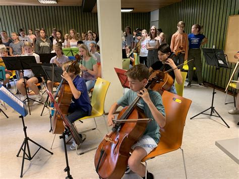 Proben Wochenende in Lindlar Städtisches Gymnasium Haan