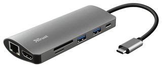 Dalyx Aluminium In Usb C Multi Port Hub Trust Cpc