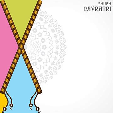 Illustration Of Happy Navratri Greeting Stock Vector Navratri Wallpaper