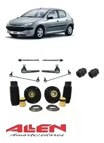 Kits Suspensão Axial Terminal Peugeot 206 207 Parcelamento sem juros