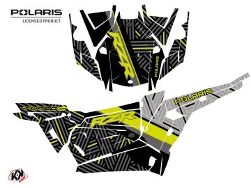 Polaris Rzr Turbo S Utv Epik Graphic Kit Yellow Kutvek