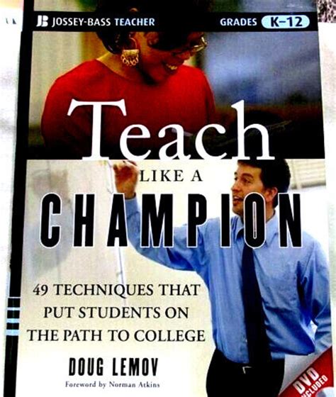 Teach Like a Champion 49 Techniques DVD Included Grades K-12 Softcover