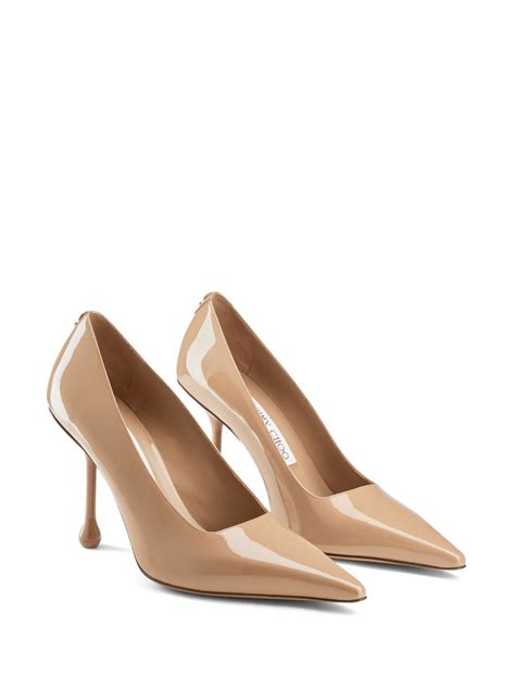 Jimmy Choo Ixia 95mm Patent Leather Pumps Farfetch