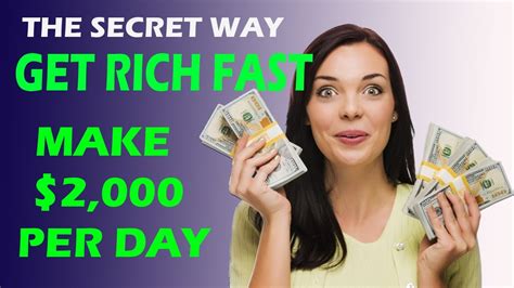 How To Become Rich Fast 2017 Ways To Get 1 000 Per Day Guranteed