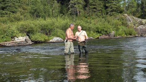 Shirtless Vladimir Putin Takes Dip In Icy Russian Lake For The Epiphany