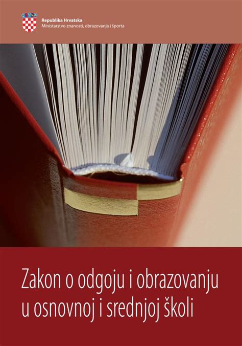 Pdf Zakon O Odgoju I Obrazovanju Skole Hr Dokumen Tips