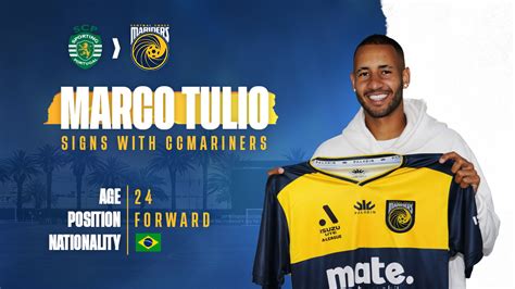 Mariners Sign Brazilian Forward Marco Tulio Central Coast Mariners