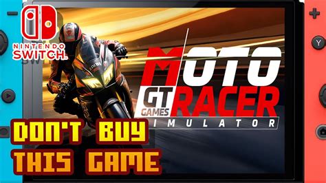 Moto Racer Simulator Gt Games Nintendo Switch