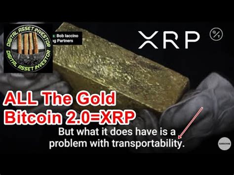 Xrp Reset As Digital Gold Solves Transportability Problem And Ripple