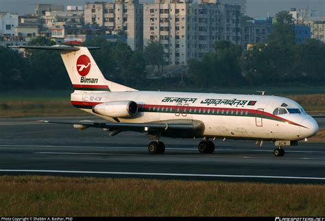 S2 ACW Biman Bangladesh Airlines Fokker F28 4000 Fellowship Photo By