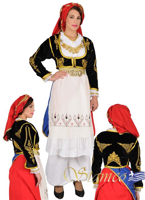 Crete Embroidered Greek Costume : greek-costumes.com