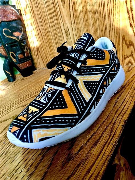 African Pride Print Sneakers By Punchstyles African Print Shoes