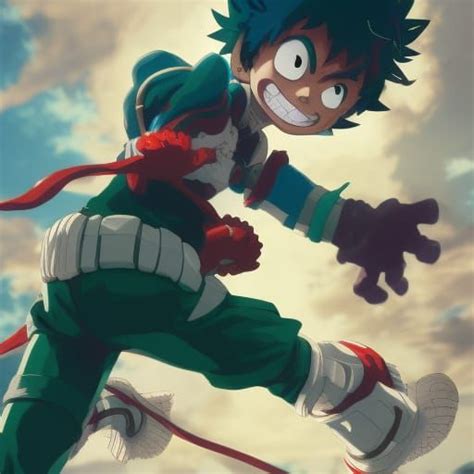 Deku From My Hero Academia By Kōhei Horikoshi Ai Generated Artwork Nightcafe Creator