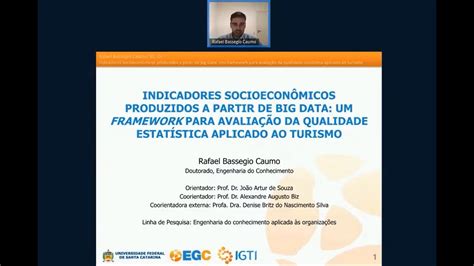 EGC UFSC Qualificação de Doutorado Rafael Bassegio Caumo YouTube